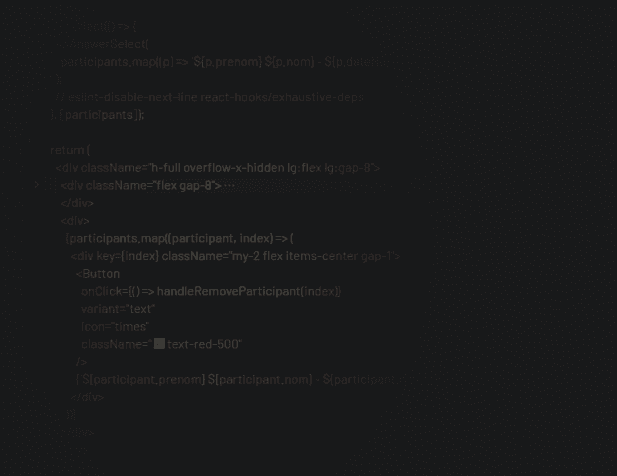 Code source personnalisé illustrant le service de développement de site sur mesure offert par Bixel Studio, mettant en évidence l'expertise technique et la personnalisation au cœur de chaque projet web.